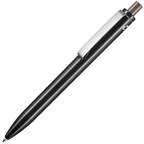 Kugelschreiber EXOS RECYCLED , Ritter-Pen, schwarz/sienna, ABS u. Metall, 14,10cm (Länge), Bild 2