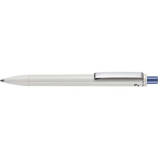 Kugelschreiber EXOS RECYCLED , Ritter-Pen, grau/azurblau, ABS u. Metall, 14,10cm (Länge), Bild 3