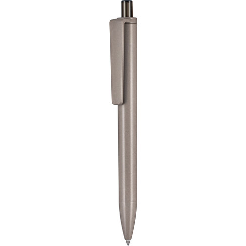 Kugelschreiber ALGO-PEN , Ritter-Pen, natur/smoke grey, Algoblend PLA-ENP 20-002, 14,50cm (Länge), Bild 1