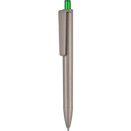Kugelschreiber ALGO-PEN , Ritter-Pen, natur/limonengrün, Algoblend PLA-ENP 20-002, 14,50cm (Länge), Bild 1