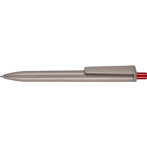 Kugelschreiber ALGO-PEN , Ritter-Pen, natur/kirschrot, Algoblend PLA-ENP 20-002, 14,50cm (Länge), Bild 3