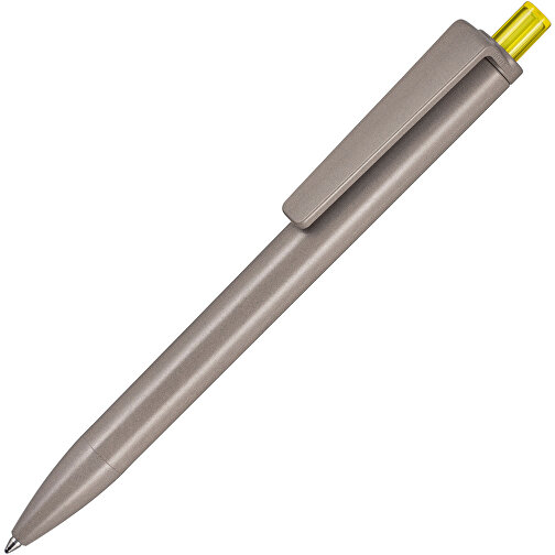 Kugelschreiber ALGO-PEN , Ritter-Pen, natur/ananasgelb, Algoblend PLA-ENP 20-002, 14,50cm (Länge), Bild 2