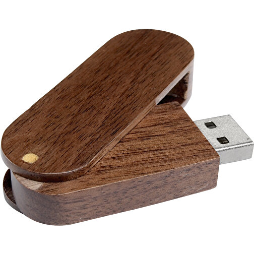 USB Stick Im Holzgehäuse , braun MB , 4 GB , Holz MB , 2.5 - 6 MB/s MB , 6,60cm x 1,30cm x 2,10cm (Länge x Höhe x Breite), Bild 2