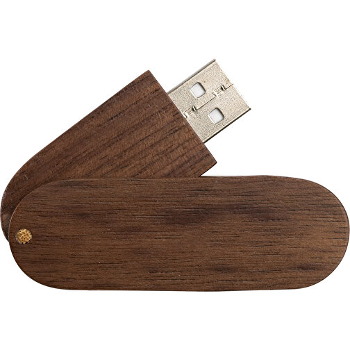 USB Stick Im Holzgehäuse , braun MB , 32 GB , Holz MB , 2.5 - 6 MB/s MB , 6,60cm x 1,30cm x 2,10cm (Länge x Höhe x Breite), Bild 3