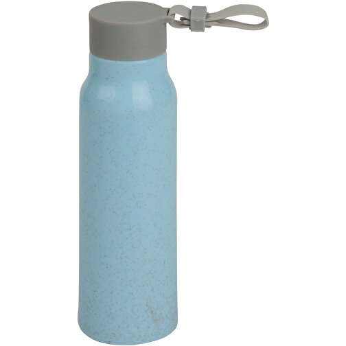 Glas-Trinkflasche ECO DRINK Mit Ummantelung , blau, Glas / PP, 20,00cm (Höhe), Bild 1