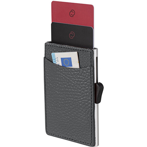 C-Secure RFID Kartenhalter , anthrazit, Metall, 9,50cm x 1,00cm x 6,50cm (Länge x Höhe x Breite), Bild 1