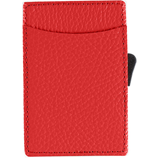 C-Secure RFID Kartenhalter , rot, Metall, 9,50cm x 1,00cm x 6,50cm (Länge x Höhe x Breite), Bild 2