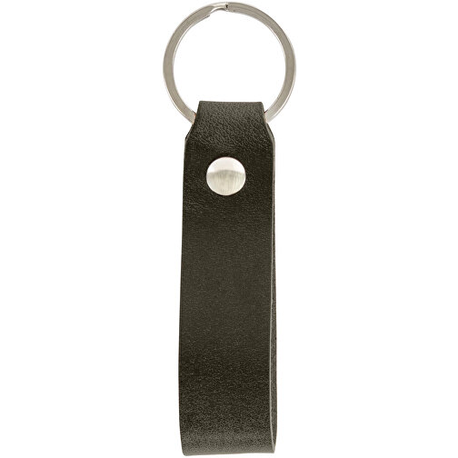 Schlüsselanhänger , grün, Allgäu Rindleder, 10,50cm x 2,50cm (Länge x Breite), Bild 1