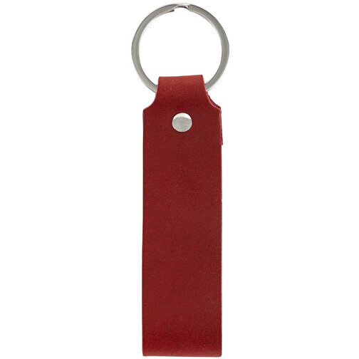 Schlüsselanhänger , weinrot, Allgäu Rindleder, 12,50cm x 3,00cm (Länge x Breite), Bild 1