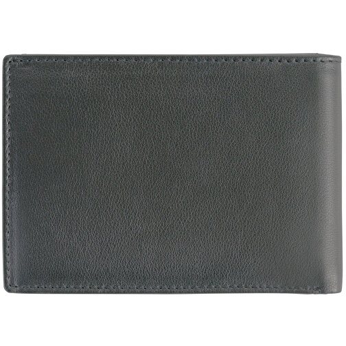 Geldscheintasche RFID Schutz , schwarz, Rindnappaleder, 12,00cm x 8,50cm (Länge x Breite), Bild 2