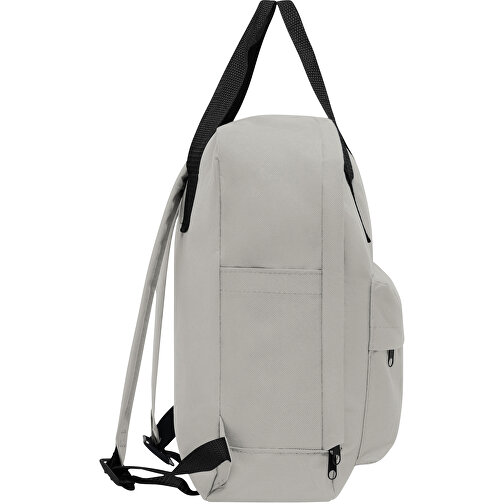 Rucksack HIP , grau, 600D Polyester, 34,50cm x 9,50cm x 28,00cm (Länge x Höhe x Breite), Bild 4