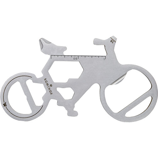 ROMINOX® Key Tool Bicycle / Fahrrad (19 Funktionen) , Edelstahl, 7,00cm x 0,23cm x 3,20cm (Länge x Höhe x Breite), Bild 7