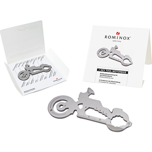 Set de cadeaux / articles cadeaux : ROMINOX® Key Tool Motorbike (21 functions) emballage à motif V, Image 2