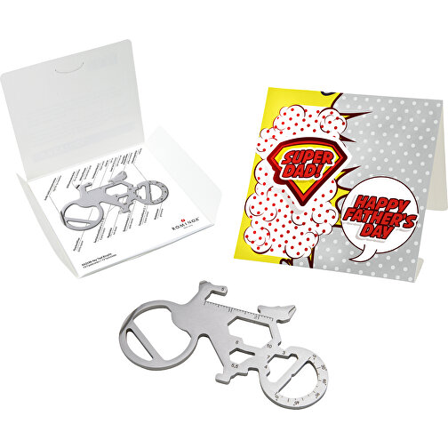 Set de cadeaux / articles cadeaux : ROMINOX® Key Tool Bicycle (19 functions) emballage à motif Sup, Image 1