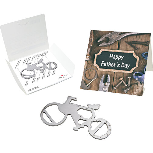 Set de cadeaux / articles cadeaux : ROMINOX® Key Tool Bicycle (19 functions) emballage à motif Hap, Image 1