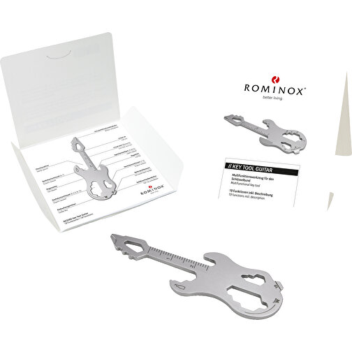 Set de cadeaux / articles cadeaux : ROMINOX® Key Tool Guitar (19 functions) emballage à motif Dank, Image 2