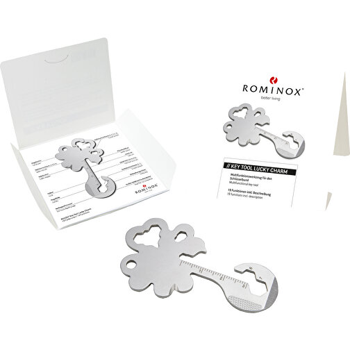 Set de cadeaux / articles cadeaux : ROMINOX® Key Tool Lucky Charm (19 functions) emballage à motif, Image 2