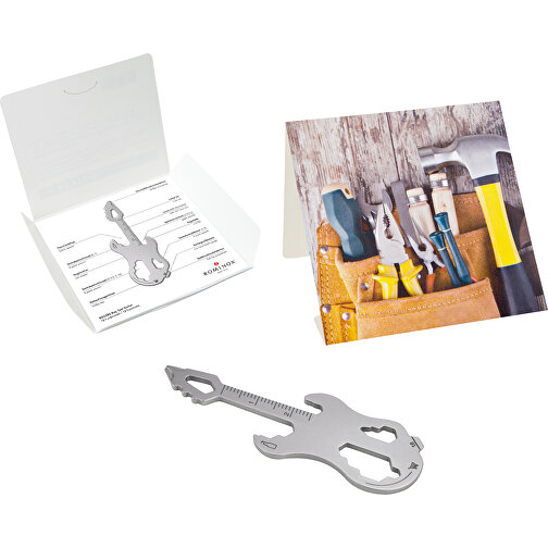 Set de cadeaux / articles cadeaux : ROMINOX® Key Tool Guitar (19 functions) emballage à motif Outi, Image 1