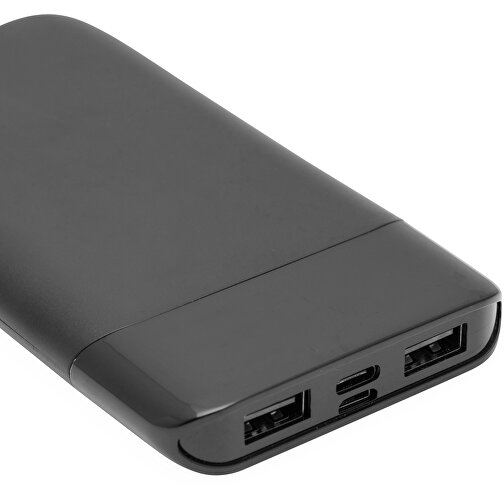 Powerbank BIG CAP , schwarz, Kunststoff, 13,70cm x 1,60cm x 7,00cm (Länge x Höhe x Breite), Bild 6