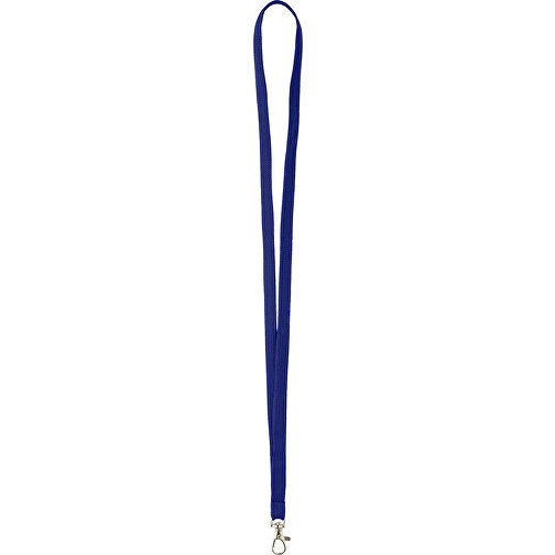 12 Mm Tubular Lanyard , royalblau, Polyester, 90,00cm x 1,20cm (Länge x Breite), Bild 1