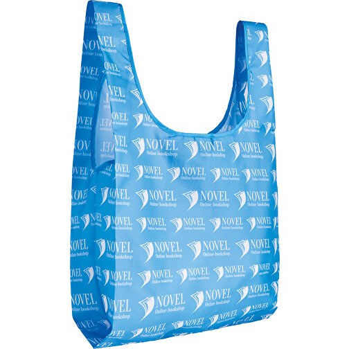 Full Color Faltbare Einkaufstasche Mit Innenfach , grau, Polyester, 63,00cm x 41,00cm (Höhe x Breite), Bild 2