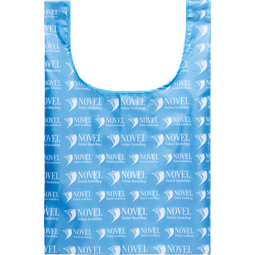 Full Color Faltbare Einkaufstasche Mit Innenfach , grau, Polyester, 63,00cm x 41,00cm (Höhe x Breite), Bild 3