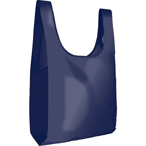 Full Color Faltbare Einkaufstasche Mit Innenfach , dunkelblau, Polyester, 63,00cm x 41,00cm (Höhe x Breite), Bild 1