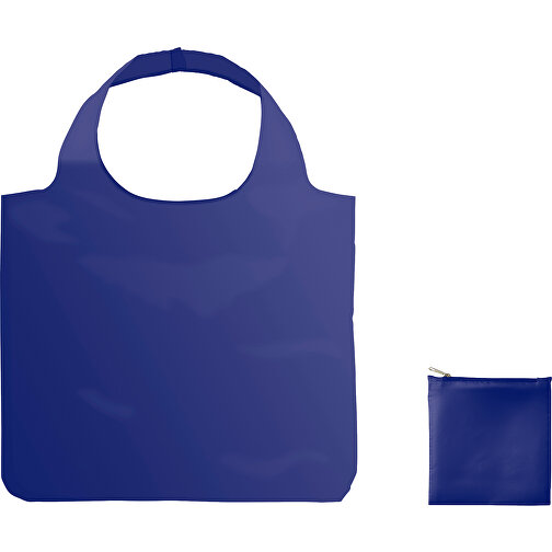 XL Full Color Einkaufstasche Mit Hülle , navy blau, Polyester, 60,00cm x 49,00cm (Höhe x Breite), Bild 1
