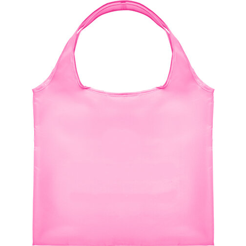 Full Color Faltbare Einkaufstasche Mit Innenfach , hell-pink, Polyester, 56,00cm x 41,00cm (Höhe x Breite), Bild 1