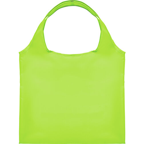 Full Color Faltbare Einkaufstasche Mit Innenfach , limonengrün, Polyester, 56,00cm x 41,00cm (Höhe x Breite), Bild 1