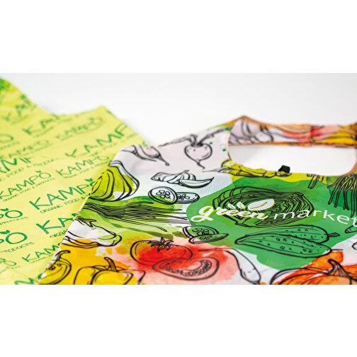 Full Color Faltbare Einkaufstasche Mit Hülle , lila, Polyester, 50,00cm x 39,00cm (Höhe x Breite), Bild 4