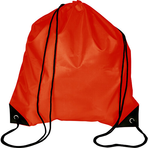 Full Color Beutel Mit Kordelzug Mit PU-Ecken , rot, Polyester, 40,00cm x 36,00cm (Höhe x Breite), Bild 1