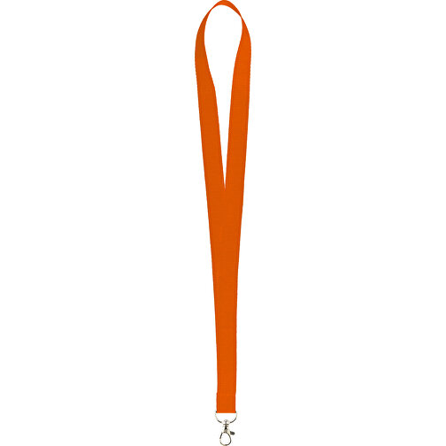 25 Mm Sicherheits Lanyard , orange, Polyester, 90,00cm x 2,50cm (Länge x Breite), Bild 1