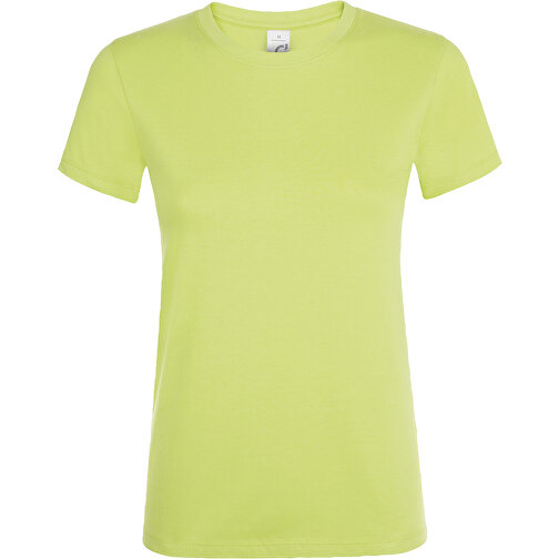 T-Shirt - Regent Women , Sol´s, apfelgrün, Baumwolle, L, 65,00cm x 47,00cm (Länge x Breite), Bild 1