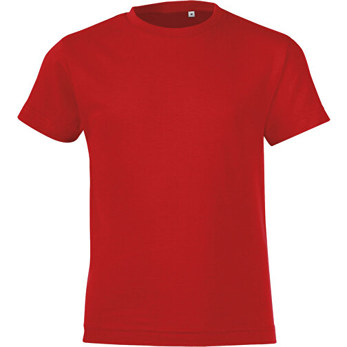 T-Shirt - Regent Fit Kids , Sol´s, rot, Baumwolle, XXL, 118,00cm x 128,00cm (Länge x Breite), Bild 1