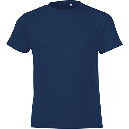 T-Shirt - Regent Fit Kids , Sol´s, französische navy, Baumwolle, XXL, 118,00cm x 128,00cm (Länge x Breite), Bild 1