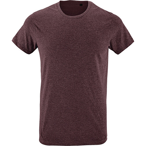 T-Shirt - Regent Fit , Sol´s, heide-rot, Baumwolle, XXL, 78,00cm x 61,00cm (Länge x Breite), Bild 1