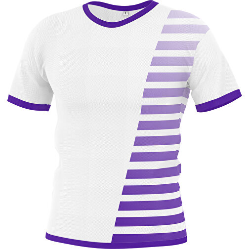 Regular T-Shirt Individuell - Vollflächiger Druck , violet, Polyester, S, 68,00cm x 96,00cm (Länge x Breite), Bild 1