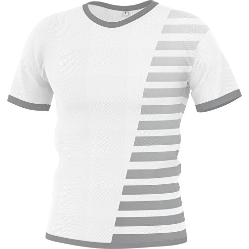 Regular T-Shirt Individuell - Vollflächiger Druck , grau, Polyester, M, 70,00cm x 104,00cm (Länge x Breite), Bild 1