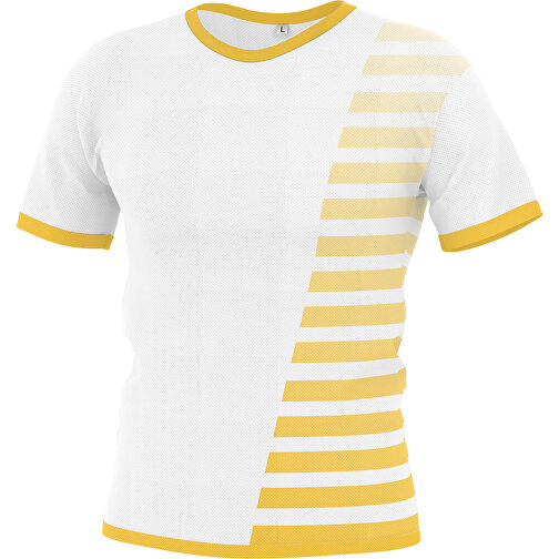 Regular T-Shirt Individuell - Vollflächiger Druck , goldgelb, Polyester, L, 73,00cm x 112,00cm (Länge x Breite), Bild 1