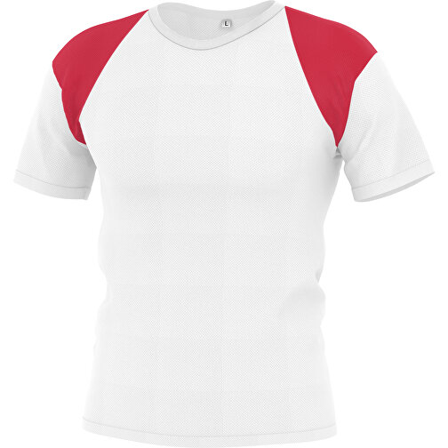 Regular T-Shirt Individuell - Vollflächiger Druck , dunkelrot, Polyester, S, 68,00cm x 96,00cm (Länge x Breite), Bild 1