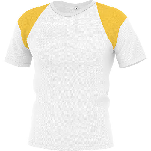 Regular T-Shirt Individuell - Vollflächiger Druck , goldgelb, Polyester, 2XL, 78,00cm x 124,00cm (Länge x Breite), Bild 1