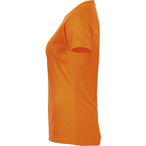 T-Shirt - Sporty Women , Sol´s, neon orange, Polyester, XXL, 70,00cm x 56,00cm (Länge x Breite), Bild 3