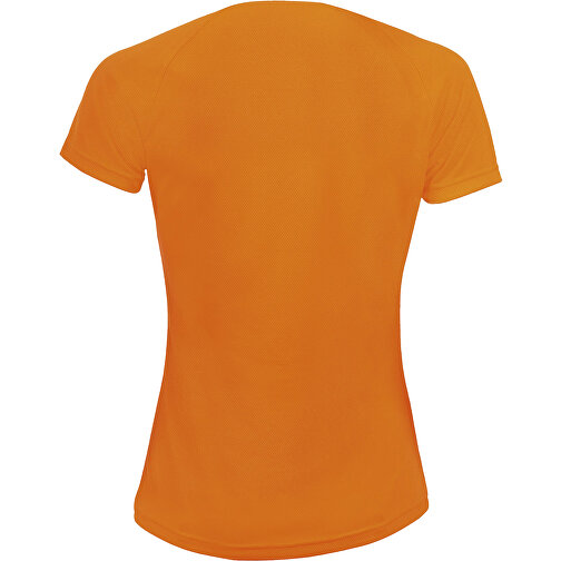 T-Shirt - Sporty Women , Sol´s, neon orange, Polyester, M, 64,00cm x 47,00cm (Länge x Breite), Bild 2
