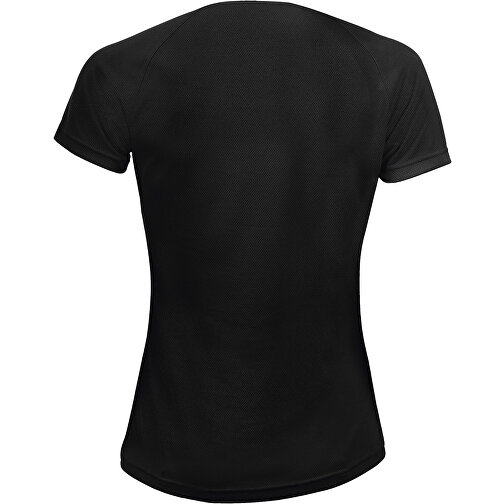 T-Shirt - Sporty Women , Sol´s, schwarz, Polyester, M, 64,00cm x 47,00cm (Länge x Breite), Bild 2