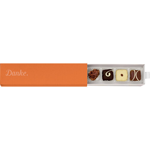 Caja de agradecimiento 'Chocolates hechos a mano' - naranja viejo, Imagen 1