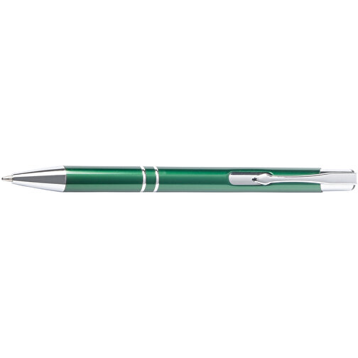 Aluminium-Kugelschreiber TUCSON , grün, Aluminium / Kunststoff, 13,70cm (Länge), Bild 3