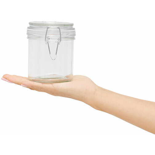 Vorratsglas CLICKY S Mit Bügelverschluss, Füllmenge Ca. 280 Ml , transparent, Glas / Eisen / Silikon, 10,00cm (Höhe), Bild 9