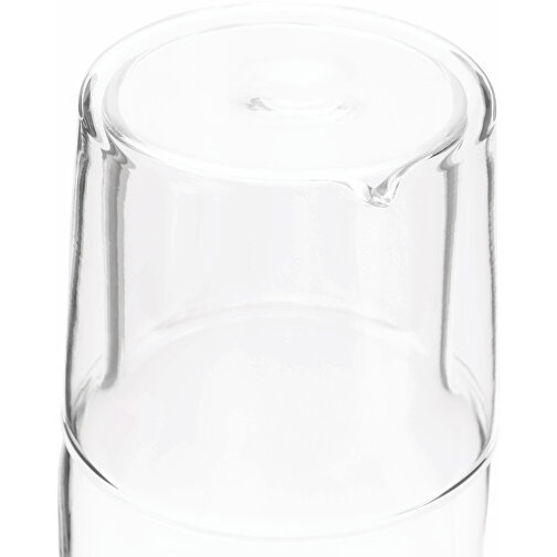 Glas-Karaffe Mit Trinkglas CALMY , transparent, Borosilikatglas, 17,00cm (Höhe), Bild 4