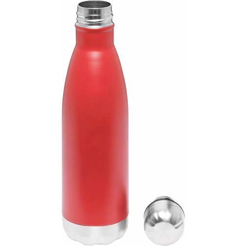 Vakuum-Trinkflasche GOLDEN TASTE Doppelwandig , rot, Edelstahl, 26,00cm (Höhe), Bild 3